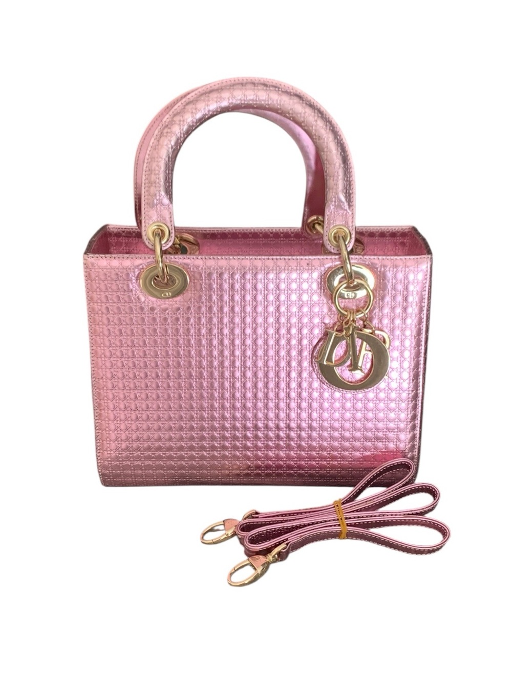 🆕 💖✨Metallic Pink Mini Lady Bag ✨💖 - Picture 2 of 15